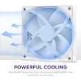 thumbnail image 4 of Ventilador de carcasa para PC NZXT F140P, 140 mm, presión estática, blanco, 4 of 8