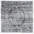 thumbnail image 2 of SAFAVIEH Amelia Toria Floral Area Rug, Charcoal/Gray, 6'7" x 6'7" Square, 2 of 11