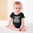 thumbnail image 2 of I Shizzled in My Dizzle for Rizzle - Baby Clothes - Funny Newborn Bodysuit Outfits for Boys And Girls Black-style 12months, 2 of 7