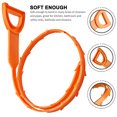 thumbnail image 3 of Senhai Orange Silver Hair Catcher Drain Snake 7 Pack, 3 of 10