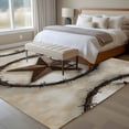 thumbnail image 4 of 6'x9' Area Rugs, Texas Star Retro Indoor Outdoor Area Rug for Living Room Bedroom, Farmhouse Country Western Aesthetic Washable Bathroom Rugs Kitchen Floor Carpet Mats Home Decor Aesthetic, 4 of 8