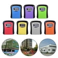 thumbnail image 4 of SPRING 4-Digit Password Storage Combination Lock Box Outdoor Use For House Keys orange, 4 of 8