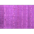 thumbnail image 1 of Ahgly Company Indoor Rectangle Persian Purple Traditional Area Rugs, 5' x 7', 1 of 4