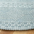 thumbnail image 3 of SAFAVIEH Marbella Matilda Diamond Area Rug, Blue, 7' x 7' Round, 3 of 8