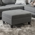 thumbnail image 2 of Bridger Mid-Century Tufted Top Cushion Ottoman, 2 of 8