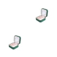 thumbnail image 2 of Guardurnaity Organizador de joyas de terciopelo, caja de almacenamiento de joyas de gran capacidad, soporte para collares para el hogar, caja Tipo 1 2piezas, 2 of 6