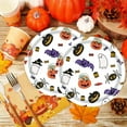 thumbnail image 6 of PuSpu 16pc 7.09in Halloween Printed Paper Plates - Disposable Party Decor with Festive Patterns for Catering, School & Coffee Shop Events, 6 of 6