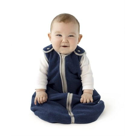 UPC: 0850811006766 | Sleep Nest Fleece – Navy – Medium – 6-18M