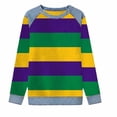 thumbnail image 2 of Camisetas de Manga Larga para Mujeres Blusa de Cuello Redondo Impresa de Carnaval de Ajuste Suelto con Poliéster Suave, Tops de Moda Casual para Uso Diario en Casa O Trabajo, 2 of 4