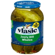 Vlasic Zesty Dill Pickles, Dill Pickle Spears, 46 fl oz Jar