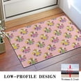 thumbnail image 3 of Pink Flower Fairy Pattern Door Rugs,Washable Non Slip Door Mats Indoor,Decorative Door Mats,Entry Mat Indoor for Entrance,Bedroom,Kitchen,Bathroom,16"x24", 3 of 6