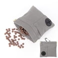 thumbnail image 5 of Dog Treat Pouch,Portable Dog Training Treat Bag | Leakproof Clip-On Design with Built-In Waste Bag Dispenser | Auto Closing Dog Walking Bag for Puppy Travel or Outdoor Use,Gray, 5 of 9