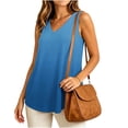 thumbnail image 5 of Molidfa Women's V-Neck Sleeveless Gradient Color Relaxed Fit Casual Cami Modern Summer Top, 5 of 5