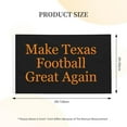 thumbnail image 3 of Funny Make Texas Football Great Again Banner With Metal Grommets Double Sided Printed Flag 3x5 Ft Garden Yard House Flags Greeting Banner Indoor Outdoor Party Home Decor, 3 of 8