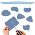 thumbnail image 2 of maskred 5 Pieces Repair Patches Clothing Part Fine Workmanship Rectangle Shape Household Accessories Sewing Accessory Kit Assorted, 2 of 6