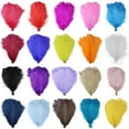 1/10/20PCS Dyed Various Real Ostrich Feather Wholesale Price 15-20CM