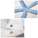 thumbnail image 4 of Cortina de ducha moderna de 120 cm x 180 cm con diseño de estrellas de mar, estilo costero fresco, impermeable, cortina de Peva para baño y ducha, 4 of 7