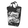 thumbnail image 1 of DouZhe 50L Rectangular Laundry Basket, Retro Splash Ink Gamepad Prints Waterproof Foldable Laundry Hamper with Aluminum Handles, 1 of 6