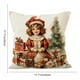 thumbnail image 3 of Herunwer Christmas Pillow Cover Winter Holiday Throw Pillows Christmas Decor Cushion Cases for Sofa Couch Home Décor, Pillowcases Farmhouse for Christmas Couch Bed, 3 of 6