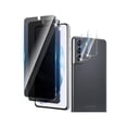 thumbnail image 1 of ccwmincc 2+2 Pack Privacy Screen Protector Designed for Samsung Galaxy S21 5G With 2 Pack Camera Lens Protector,Full Coverage Anti-Spy Tempered Glass Film,9H Hardness,Bubble Free,Easy to Install, 1 of 1