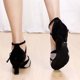 thumbnail image 4 of Amzcrzy Zapatos de mujer,Zapatos de mujer,Zapatillas de mujer, Zapatos de baile latino de tango de salón para mujer Zapatos de lentejuelas Zapatos de baile social Sandalias Mujer Zapatillas De Casa, 4 of 7