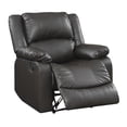 thumbnail image 1 of Relax-A-Lounger Pittsburg Recliner in Java Brown Faux Leather, 1 of 17
