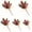 A1 5pcs, variant on A set of 5 realistic artificial winter berries and pine branches for seasonal home decoration during Christmas