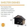 thumbnail image 3 of K&H Pet Products Outdoor Kitty Dining Room Realtree EDGE 14 X 20 X 16.5 Inches, 3 of 9