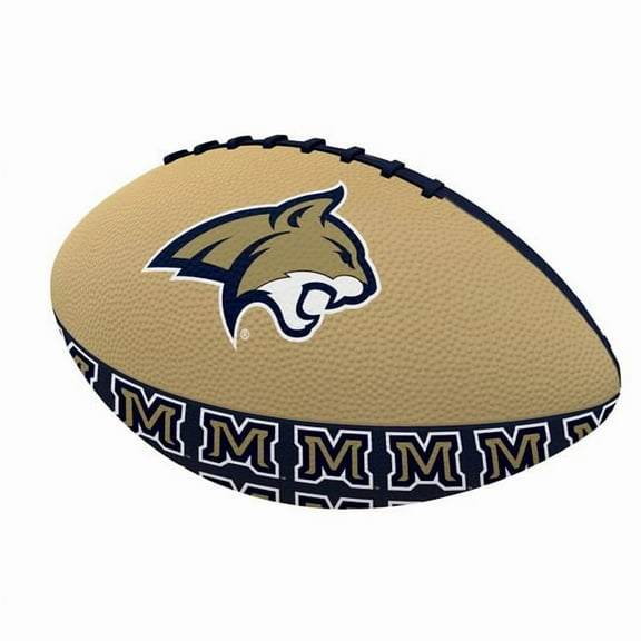 Logo Brands 278-93MR-C2 Montana State Mini Size Rubber Football
