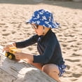 thumbnail image 4 of JAN & JUL Sun Protection Bucket Hat For Kids, Foldable, with Strap (XL: 6-12 Years, Seagull), 4 of 6