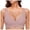 Pink, variant on V Petal Bras For Women No Underwire Soft Wireless Bralettes Comfort Seamless Bra, XXL, Pink