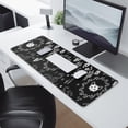 thumbnail image 2 of Long Mouse Pads for Desk,Occult Halloween Pattern Desk Mats on Top Of Desks, Desk Mouse Pad Extra Large with 3mm Non-Slip Base and Stitched Edge for Gaming,Office,Work,Home 31.5x11.8in, 2 of 5