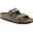 Stone Birkibuc, variant on Birkenstock Unisex Arizona Two-strap Buckle Slide Footbed Sandal