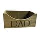 thumbnail image 1 of Caja de madera para guardar gorras de papá, organizador de regalos para el Día del Padre para béisbol Caqui, 1 of 9
