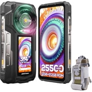 Ulefone Armor 33 Pro 5G, 6.95-inch FHD 120Hz 3.4-inch Screen, 25500mAh (66W) Battery, 32GB/512GB - Black
