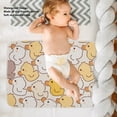 thumbnail image 3 of Absorbent Underpad, Highly Absorbent Waterproof Washable Incontinence Underpad Soft Slip  5 Layers Yellow M  For Bed Wetting For Baby, 3 of 8