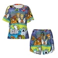 thumbnail image 4 of Lsque Scooby-Doo Women's Short-Sleeved Pajama Set - 2 Piece Soft and Lightweight Sleepwear Set-4X-Large, 4 of 9