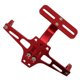 thumbnail image 2 of Soporte de placa de matrícula de motocicleta Aleación de aluminio CNC Soporte de matrícula de motocicleta ajustable universal Rojo, 2 of 5