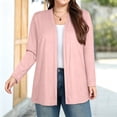 thumbnail image 6 of UQJfacai Lightweight Tunic Cardigan For Women Long Sleeve Open Front Cardigans Fall Elegant Outwear, 6 of 6