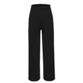 thumbnail image 5 of JJHGVB Yoga Pants Flare Leggings Women's High Elasticity Wide Leg Pocket Yoga Pants Casual Fitness Pants Wide Leg Pants Woman Workout Pants Black L, 5 of 9