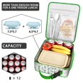 thumbnail image 4 of Peony Insulated Lunch Box Men Reusable Lunch Tote Bag Lightweight Lunch Box Containers Picnic Beach, 4 of 6