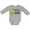 AC-Heather Grey, variant on Inktastic Auntie's Little Avocado with Cute Baby Avocado Boys or Girls Long Sleeve Baby Bodysuit