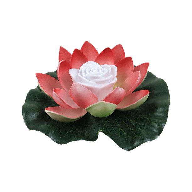 PFDDRW Solar Powered LED LotusFlower Lights Floating Fountain UK Garden