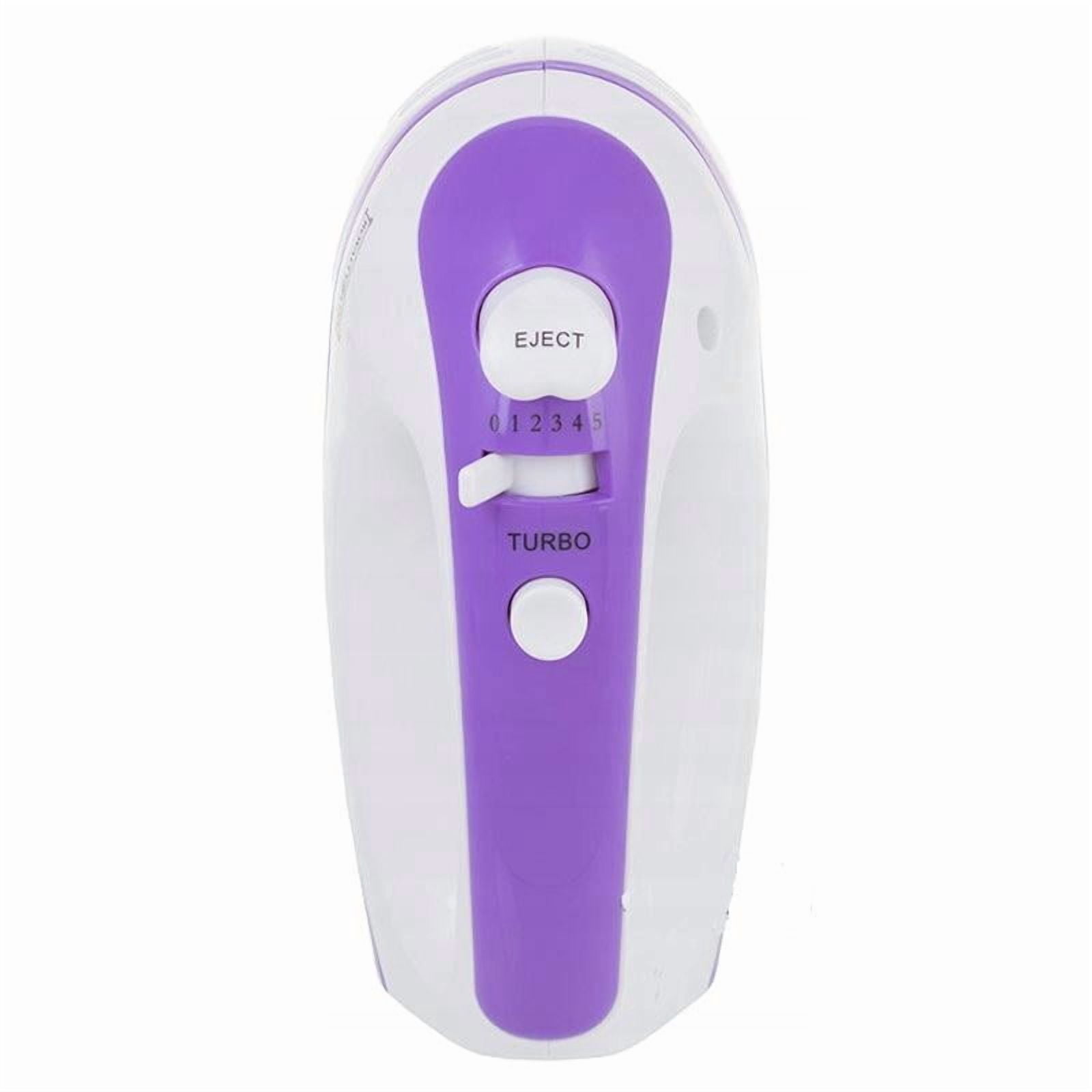 Classic 300W Hand Mixer: 5 Speeds, Beaters & Dough Hooks White