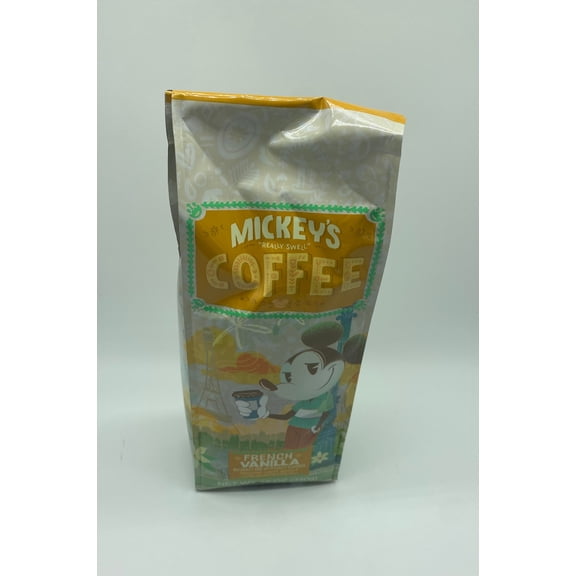 Disney Mickey's Really Swell Coffee French Vanilla Flavored 12oz. New Sealed