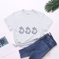 thumbnail image 5 of Godom Womens Halloween Graphic Tee Shirts Short Sleeve Tops Oversized Tshirts Trendy Casual Loose Blouse, 5 of 6