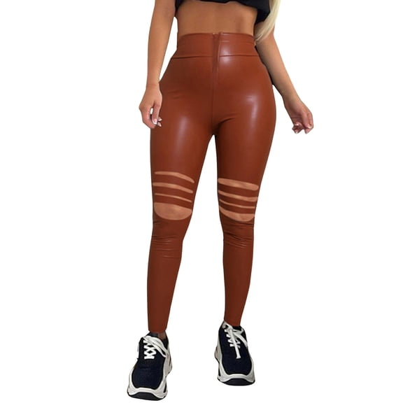 The Source Manufacturer Of The Sexy Ripped Leather Pants Pants
