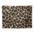 thumbnail image 5 of ERAPDAUR  Leopard Print Tapestry Wall Hanging Animal Skin Cheetah Print Leopard Brown Tapestries Home Decor for Living Room Bedroom Apartment Farmhouse Dorm 60x50inch, 5 of 6
