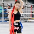 thumbnail image 2 of Unisex Boxing Shorts MMA Muay Thai Training Trunks Fitness Shorts for Adults, 2 of 10