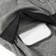 thumbnail image 6 of successthop Bathrobes for Men Long Sleeves Bathrobe Knee Homewear Belted Sleepwear Jacquard After Bath Fall Loungewear, 6 of 9